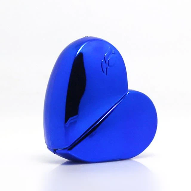 Heart Aluminium Glass Perfume Bottle