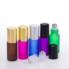 بطری Roller شیشه ای رنگارنگ 5ml