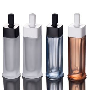 بطری قطره شیشه ای مربع 30 میلی لیتر